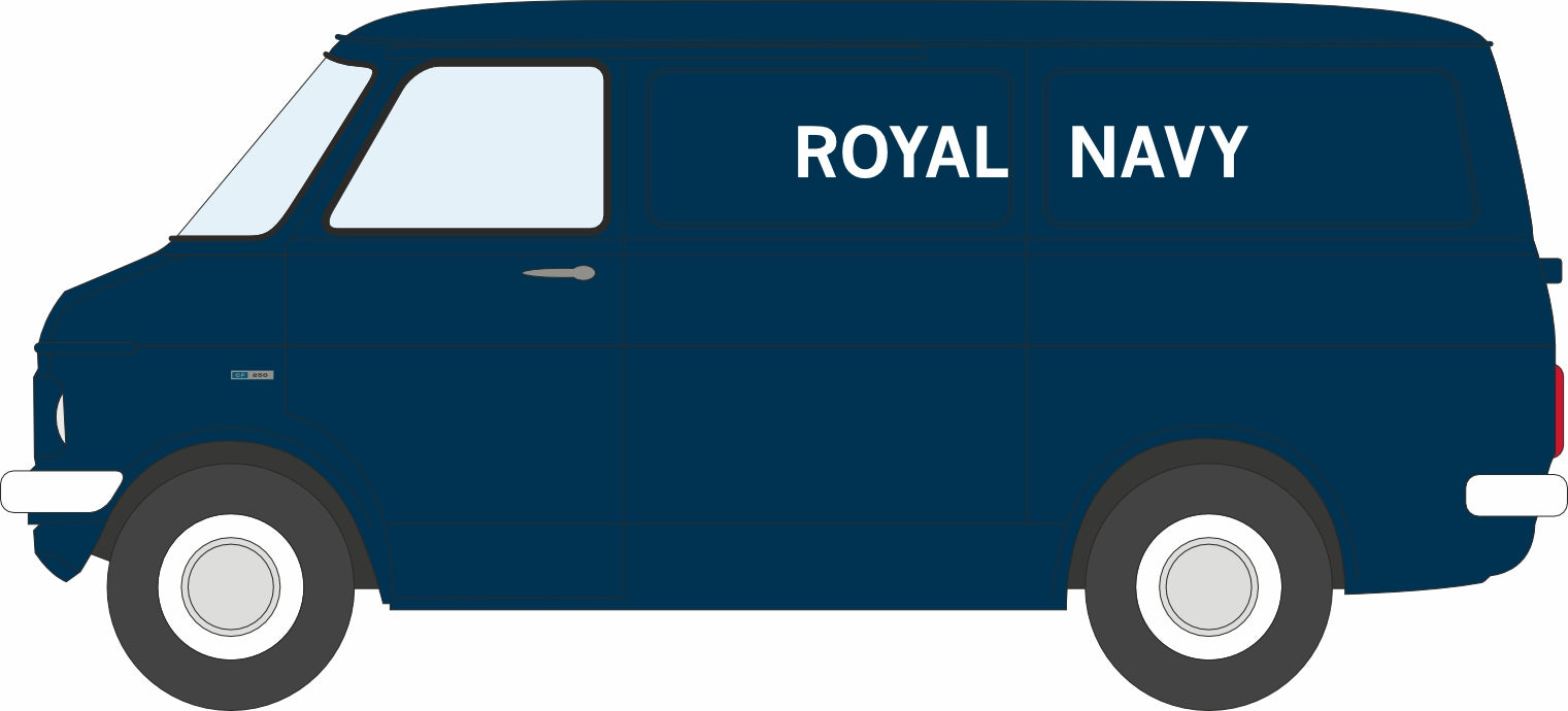 Oxford Diecast Bedford CF Royal Navy 1:76 Scale