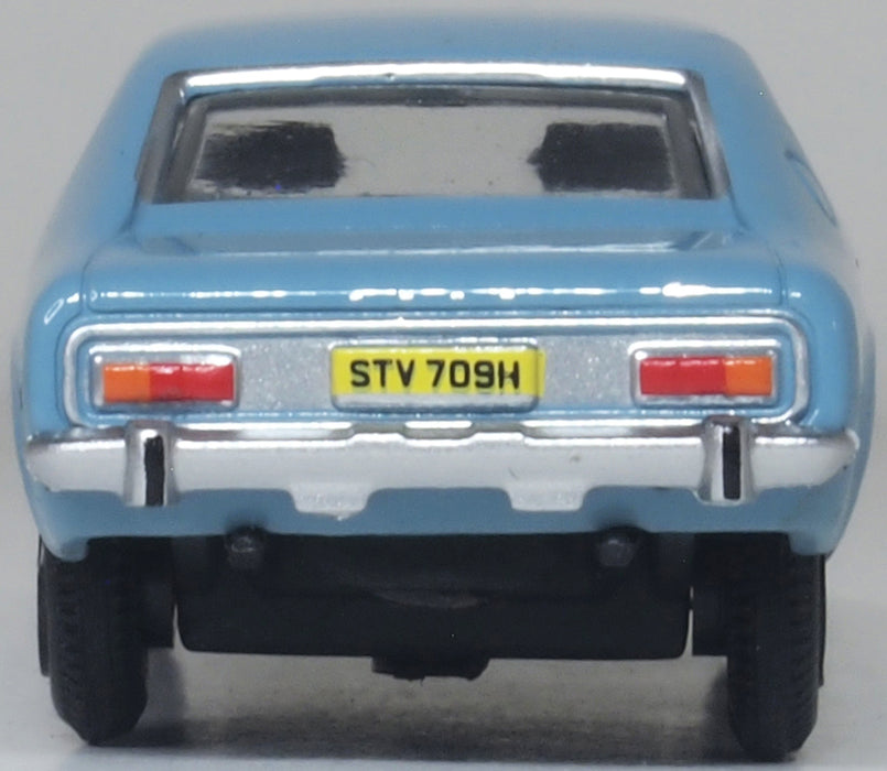 Oxford Diecast Ford Capri MK1 Light Blue/Nevilles Car (Auf W) 1:76