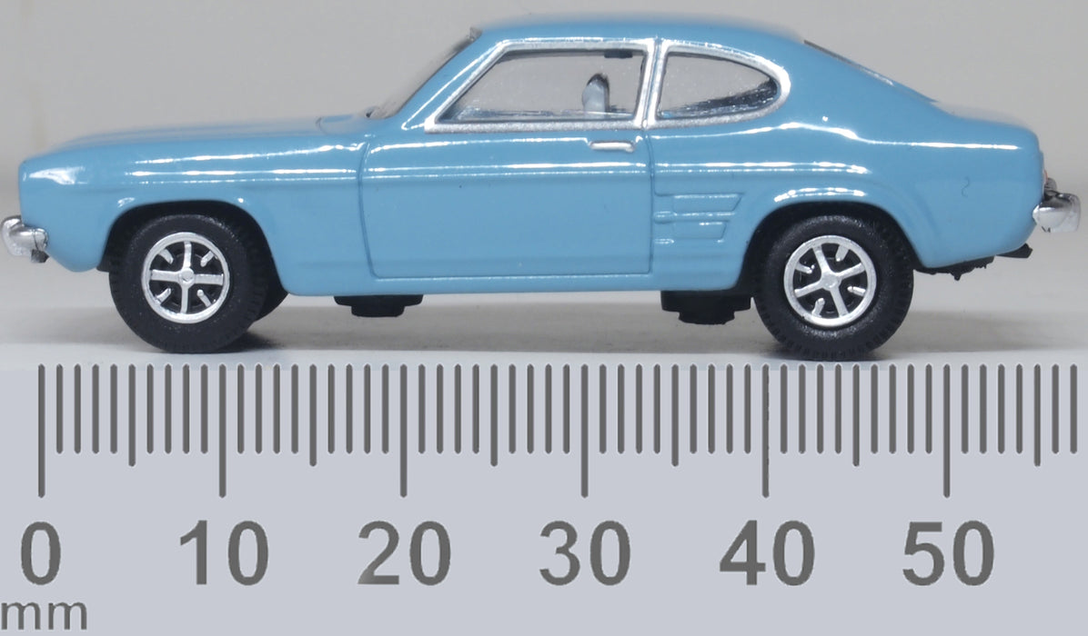 Oxford Diecast Ford Capri MK1 Light Blue/Nevilles Car (Auf W) 1:76