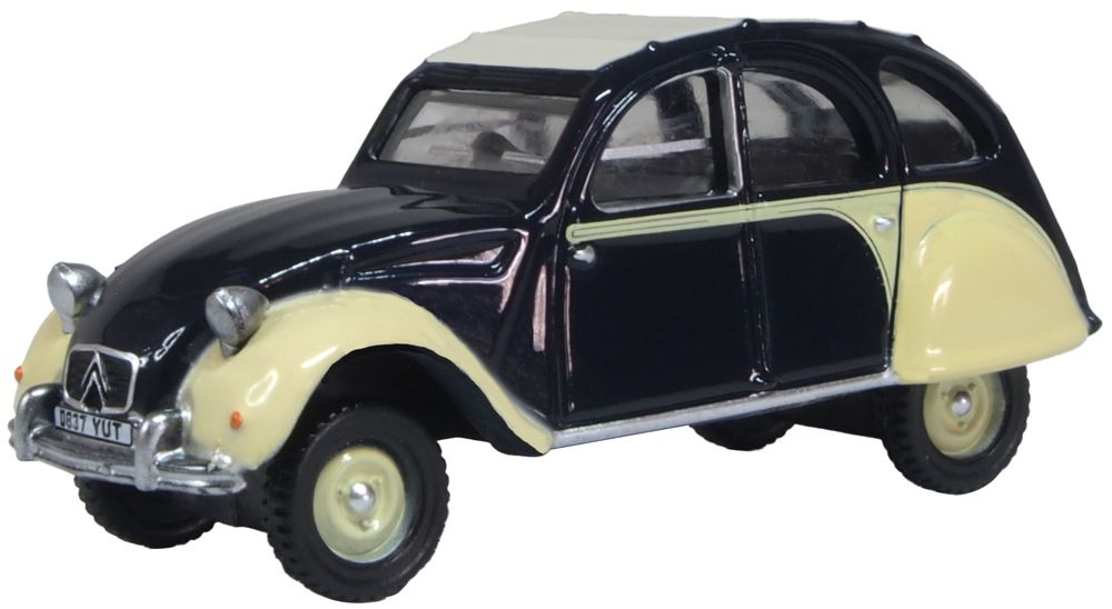 Oxford Diecast Citroen 2CV Dolly Blueberries & Cream  1:76