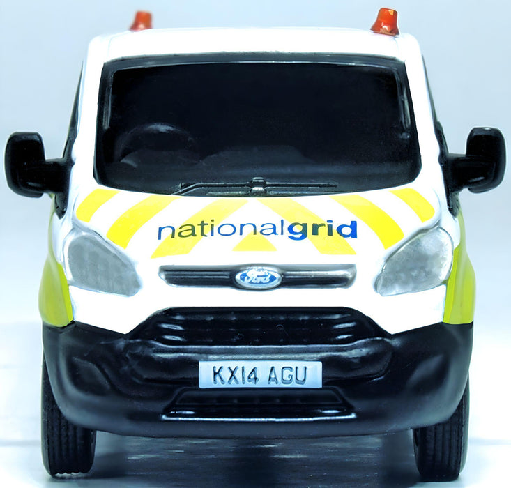 Oxford Diecast 1:76 Scale Ford Transit Custom National Grid 76CUS004 Front
