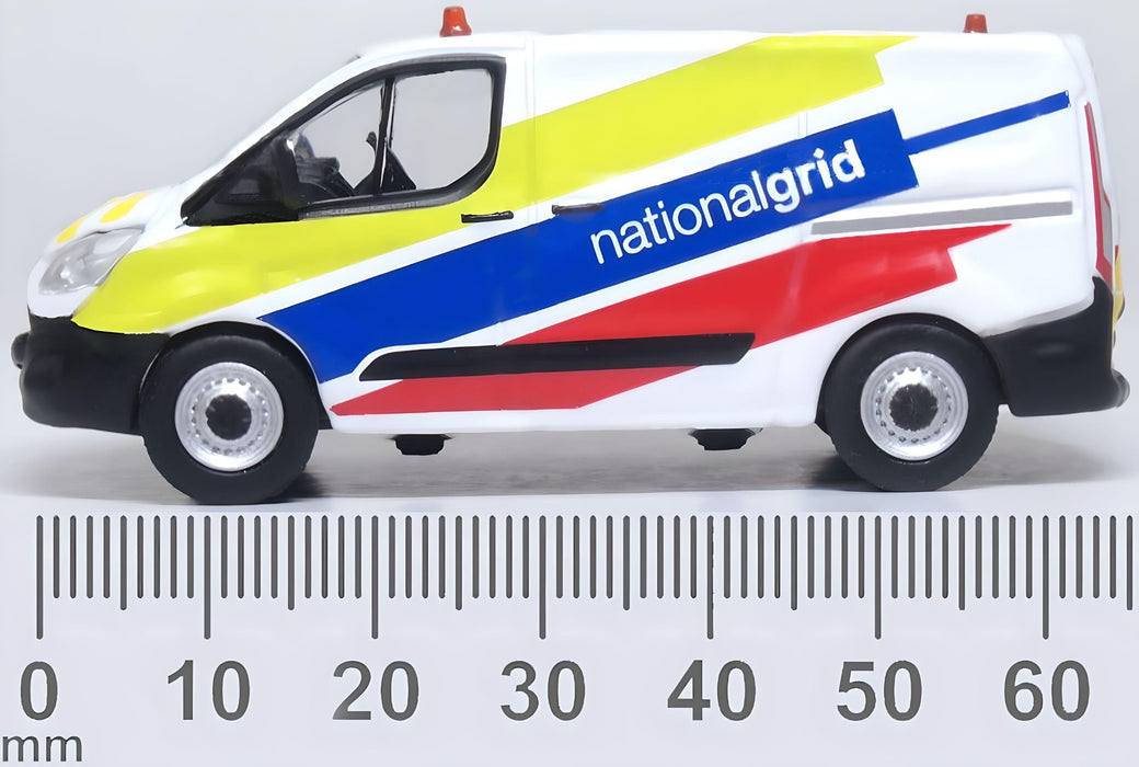 Oxford Diecast 1:76 Scale Ford Transit Custom National Grid 76CUS004 Size