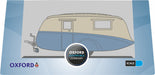 Oxford Diecast Cream/Blue Caravan - 1:76 Scale 76CV002 Pack