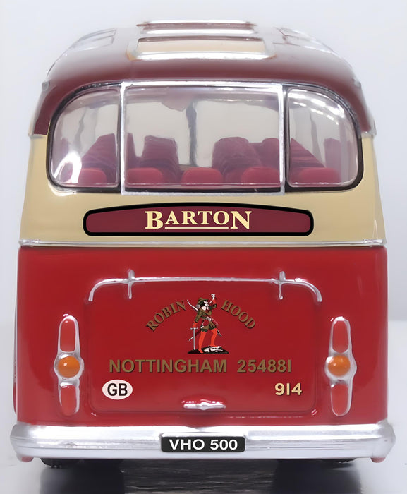 Oxford Diecast Duple Britannia Barton 76DB002 1:76 Scale (00) Rear 