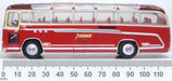 Oxford Diecast Duple Britannia Barton 76DB002 1:76 Scale (00) Measurements