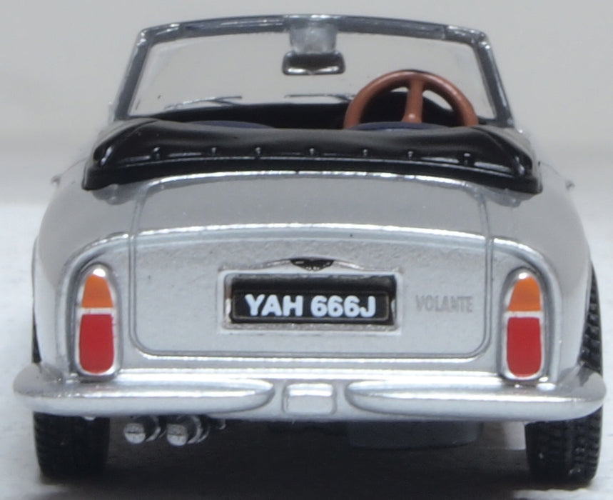 Oxford Diecast Aston Martin DB6 MkII Volante Silver Birch 1:76