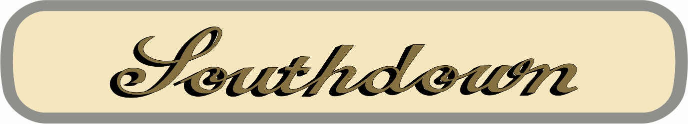 Oxford Diecast Duple Commander MKII Southdown 1:76 -76DC001 Southdown Badge