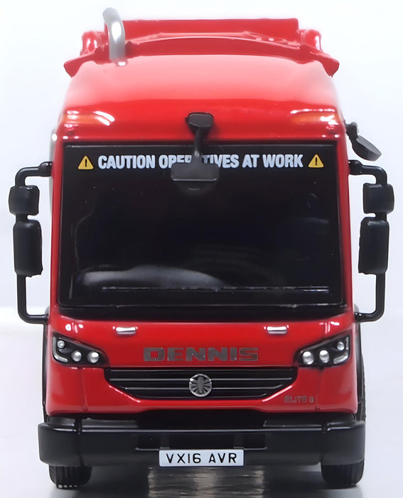 Oxford Diecast Dennis Eagle Olympus Refuse Truck Biffa 1:76 scale. Front