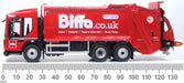 Oxford Diecast Dennis Eagle Olympus Refuse Truck Biffa 1:76 scale. Measurements.