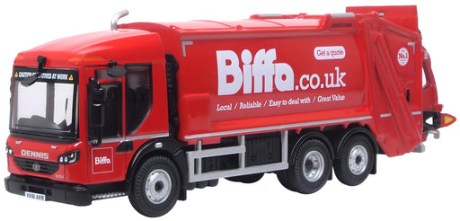 Oxford Diecast Dennis Eagle Olympus Refuse Truck Biffa 1:76 scale.