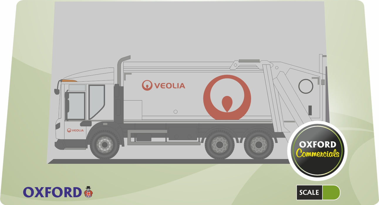 Oxford Diecast Veolia Dennis Eagle Olympus Refuse Truck 1:76 scale Pack