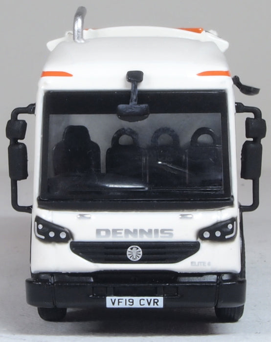 Oxford Diecast Dennis Eagle Refuse Truck White 1:76