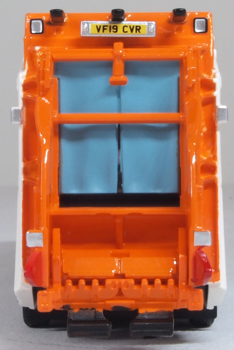 Oxford Diecast Dennis Eagle Refuse Truck White 1:76