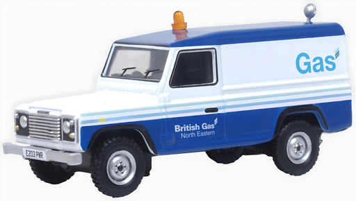Oxford Diecast 1:76 Scale OO 76DEF019 British Gas Land Rover Defender LWB Station Wagon