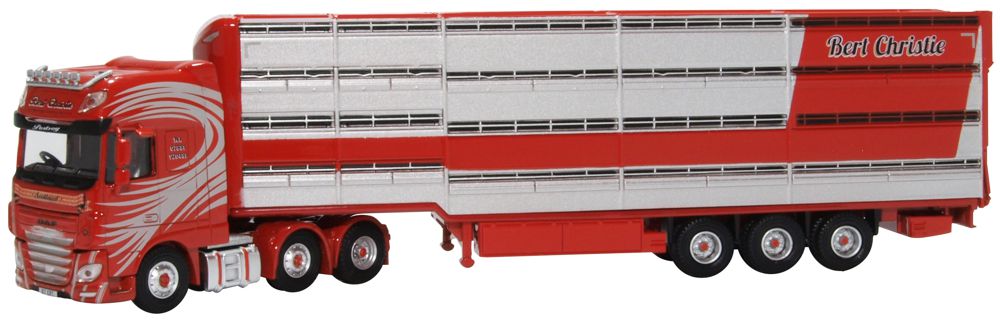 Oxford Diecast Daf XF Euro 6 Houghton Parkhouse Livestock Transporter Bert Christie 1:76