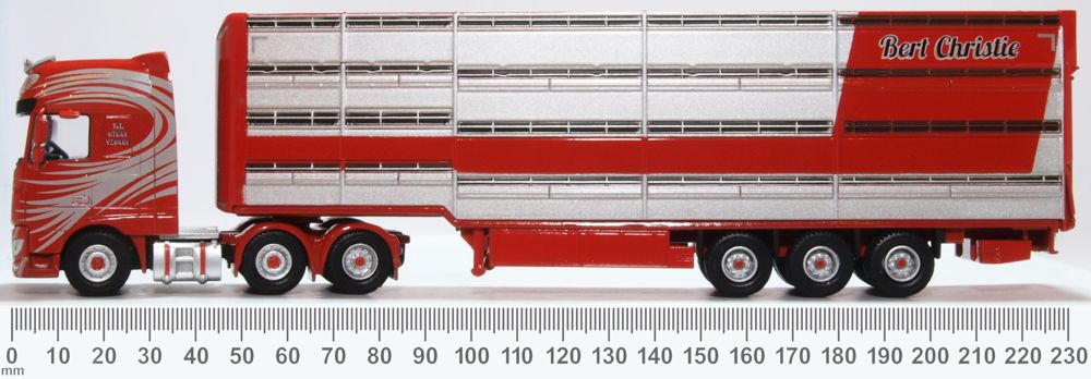 Oxford Diecast Daf XF Euro 6 Houghton Parkhouse Livestock Transporter Bert Christie 1:76