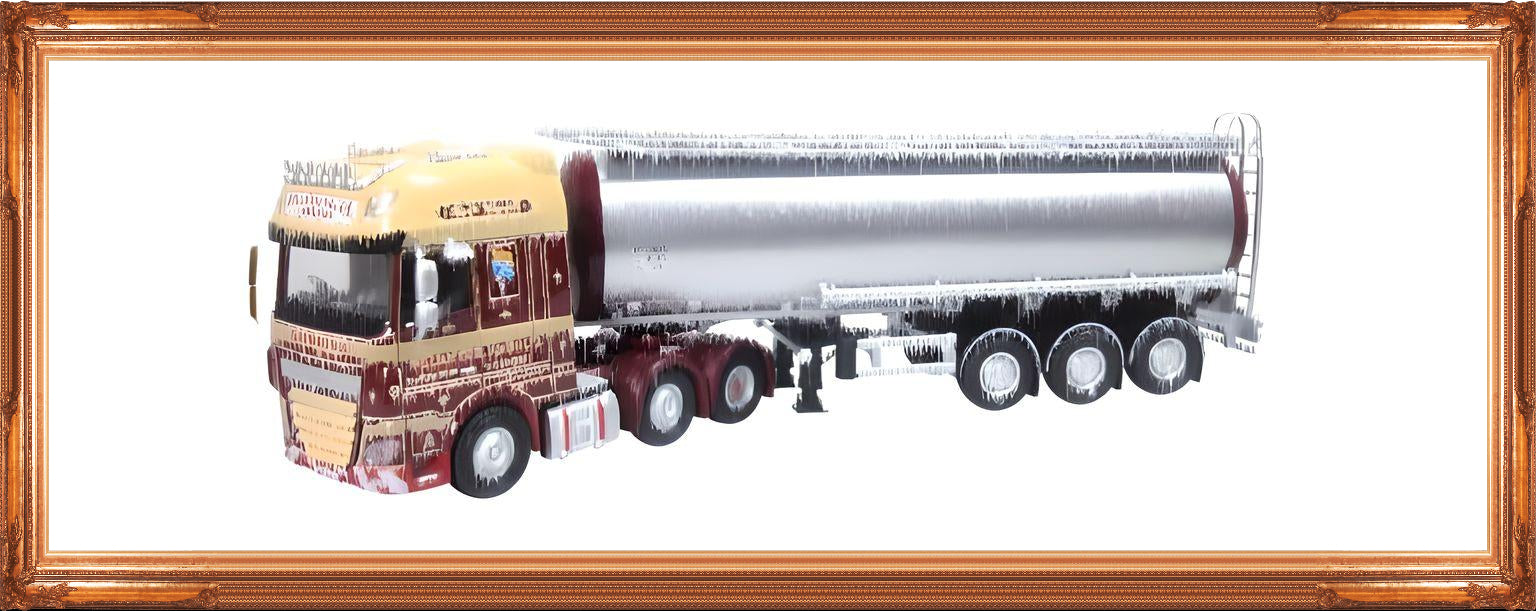 Oxford Diecast 1:76 OO Scale DAF XF Euro 6 Cylindrical Tanker William Nicol 76DXF006 picture frame