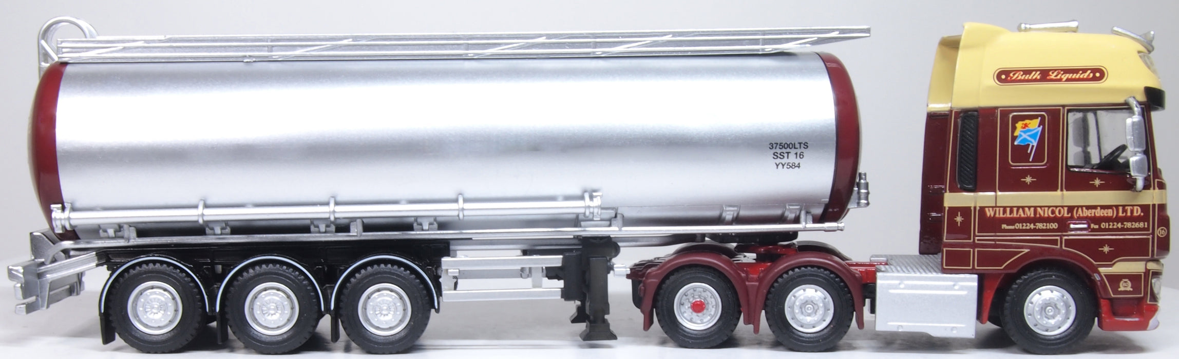 Modellino OO Gauge Oxford Diecast 1:76 DAF XF Euro 6 Cab Bianco, Trattore Stradale In Scala - Foto 1