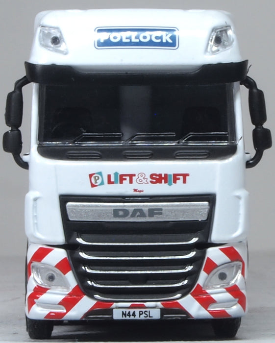 Oxford Diecast Pollock Lift & Shift DAF Xf Euro 6 Semi Low Loader 1:76