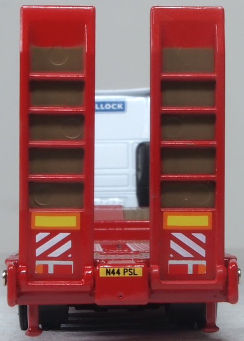 Oxford Diecast Pollock Lift & Shift DAF Xf Euro 6 Semi Low Loader 1:76