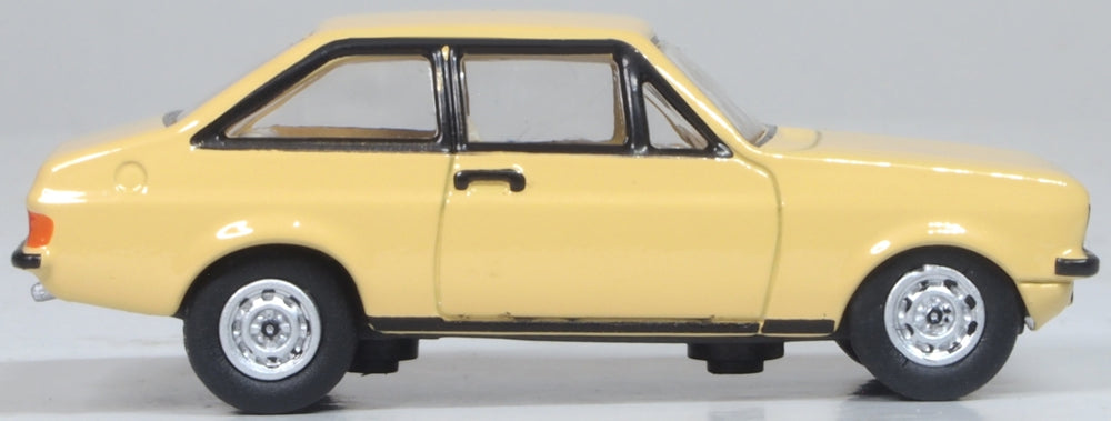 Oxford Diecast Ford Escort Mk2 Sahara Beige 1:76 Scale