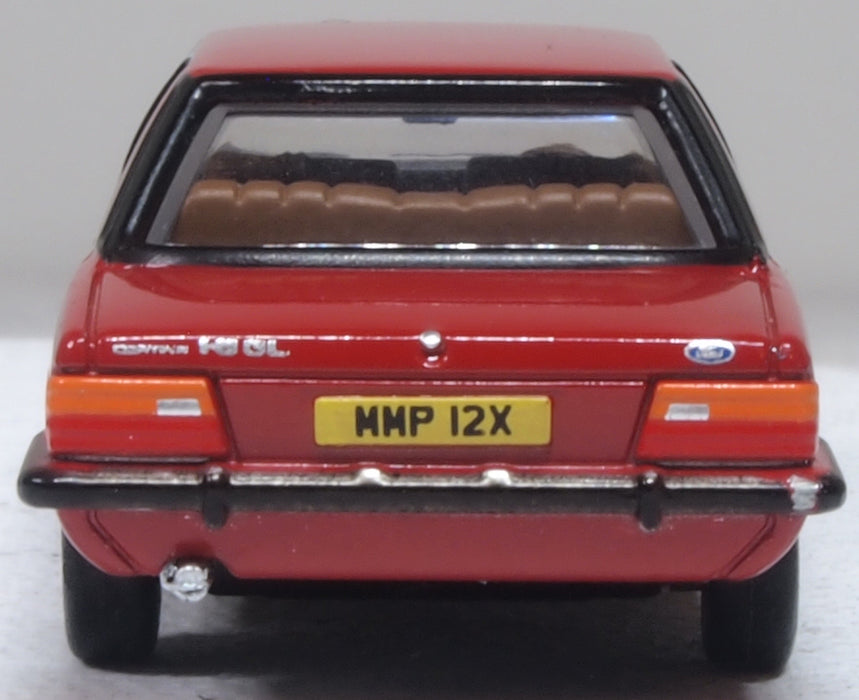 Oxford Diecast Ford Cortina MK5 Cardinal Red 1:76
