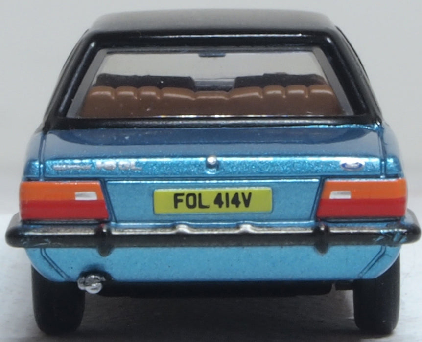 Oxford Diecast Ford Cortina MK5 Cosmos Blue 1:76 Scale