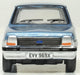 Oxford Diecast Titan Blue Strato Silver Ford Fiesta Mk I - 1:76 scale front