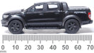 Model of the Ford Ranger Raptor Agate Black Metallic by Oxford at 1:76 scale 76FR001 Measurements