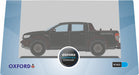 Model of the Ford Ranger Raptor Agate Black Metallic by Oxford at 1:76 scale 76FR001 Pack