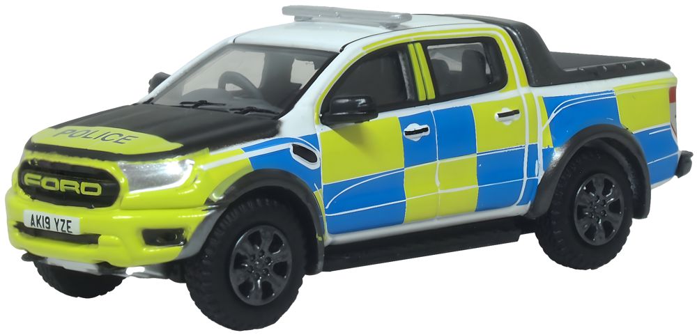 Oxford Diecast Ford Ranger Raptor South Wales Police 1:76