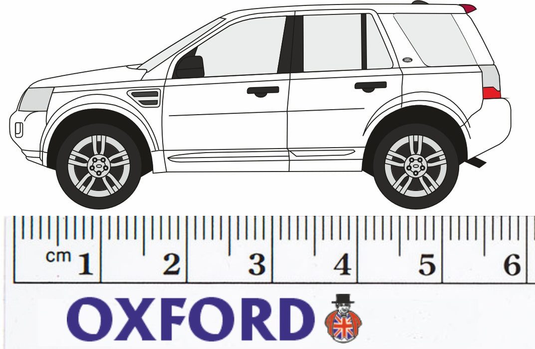 Oxford Diecast Land Rover Freelander Fuji White - 1:76 Scale 76FRE002 Measurements