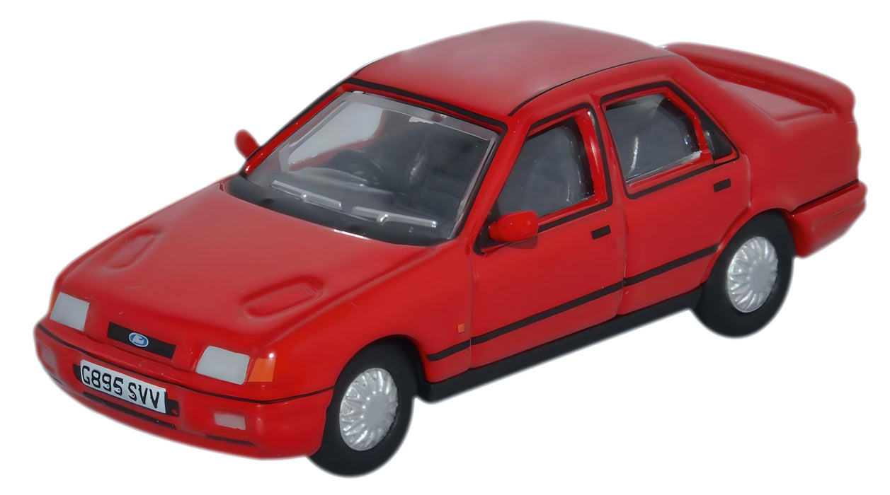 Oxford Diecast Ford Sierra Sapphire Radiant Red -1:76 Scale 76FS003