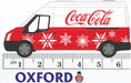 Oxford Diecast 1:76 Scale Ford Transit LWB High Coca Cola Xmas 76FT030CC Measurements