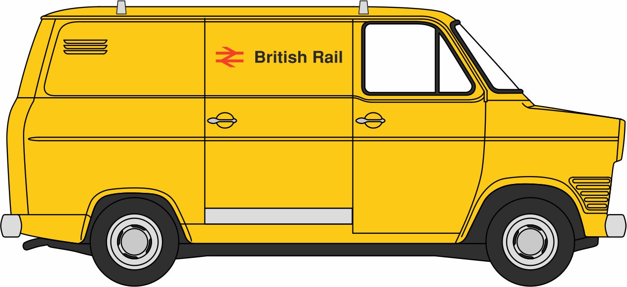 Oxford Diecast 1:76 Scale Ford Transit Mk1 British Rail 76FT1005 Right