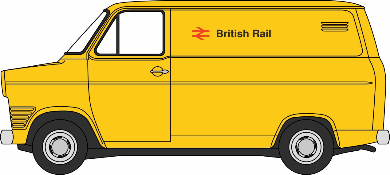Oxford Diecast 1:76 Scale Ford Transit Mk1 British Rail 76FT1005 Left