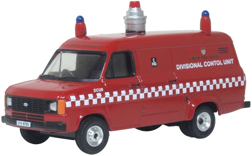 Oxford Diecast Ford Transit Mk2 London Fire Brigade DCU 1:76