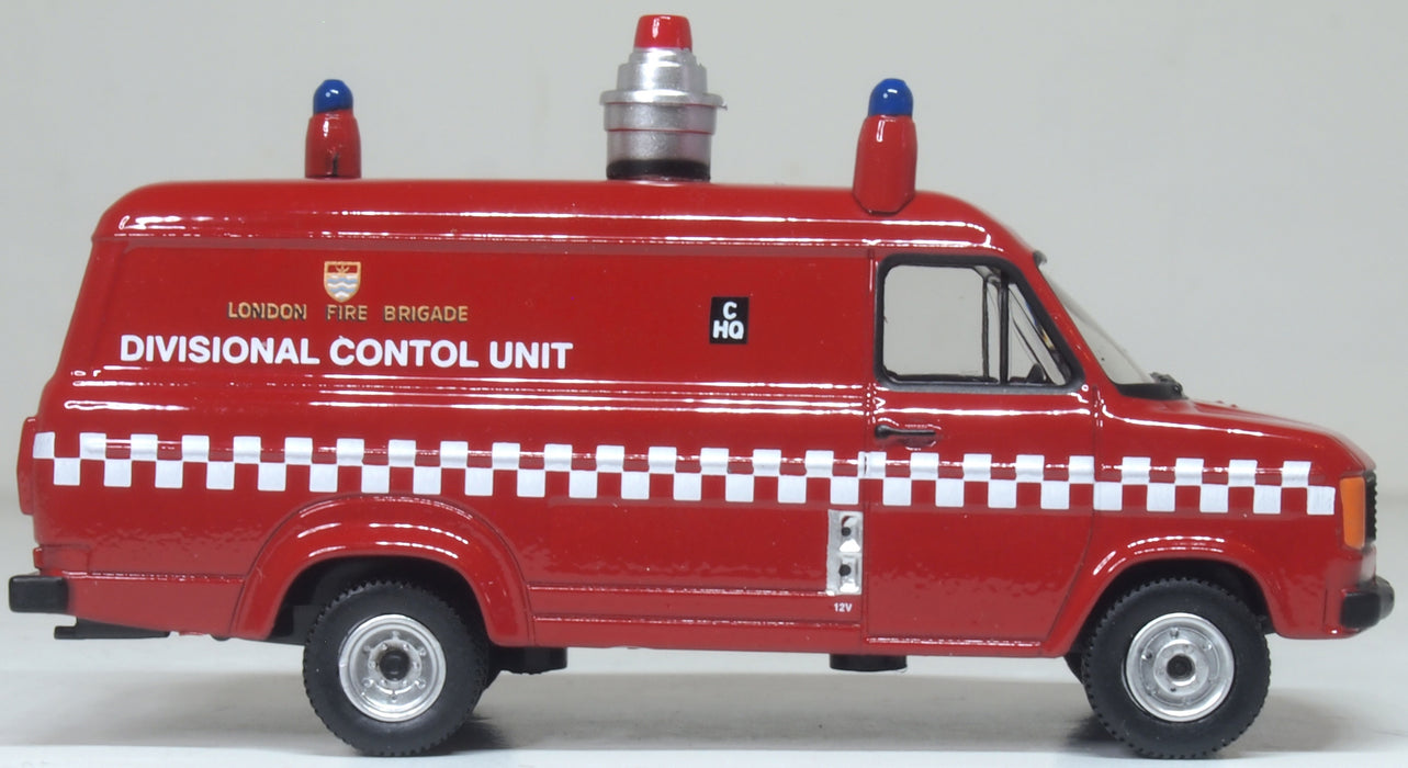Oxford Diecast Ford Transit Mk2 London Fire Brigade DCU 1:76
