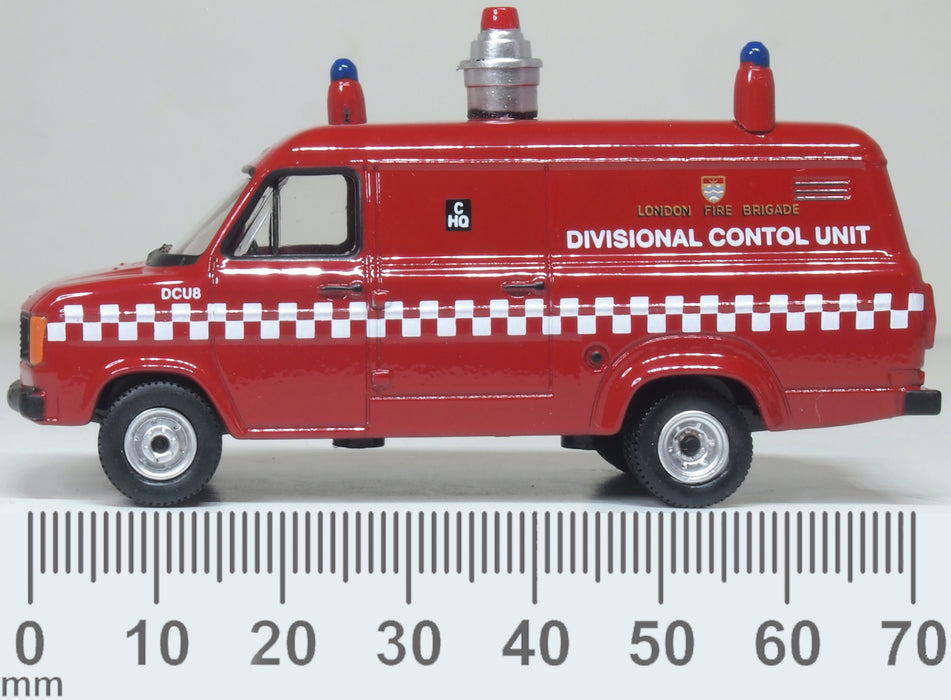 Oxford Diecast Ford Transit Mk2 London Fire Brigade DCU 1:76