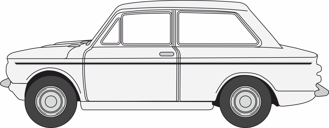 Oxford Diecast Hillman Imp Polar White 1:76 Scale