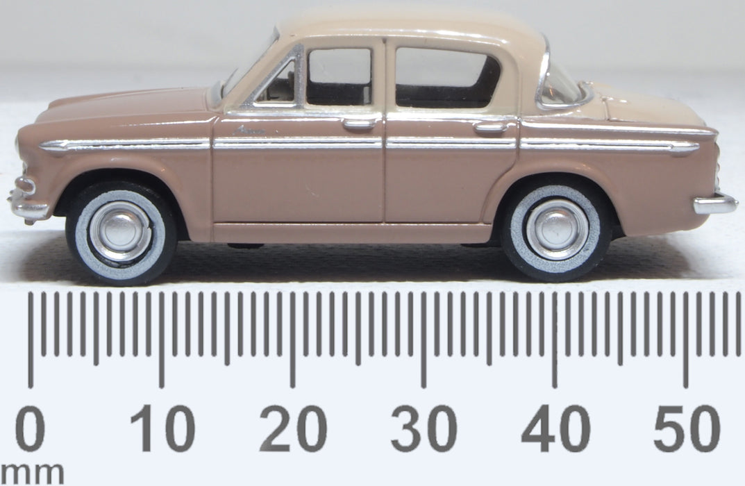 Oxford Diecast Hillman Minx Series IIIA Caramel/Regency Beige 1:76