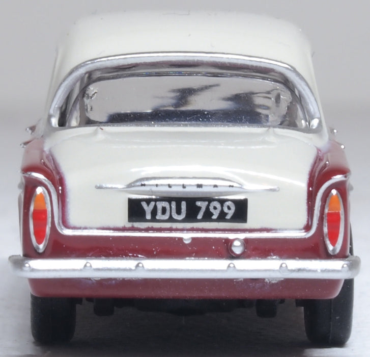 Oxford Diecast Hillman Minx MkIIIa Pippin Red/pearl Grey