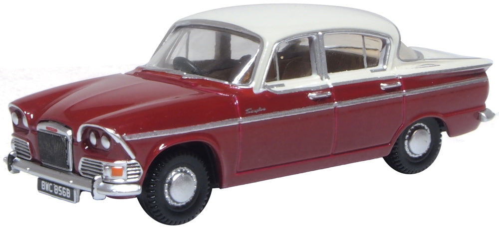 Oxford Diecast Humber Sceptre Mk1 Pippin Red/Pearl Grey 1:76