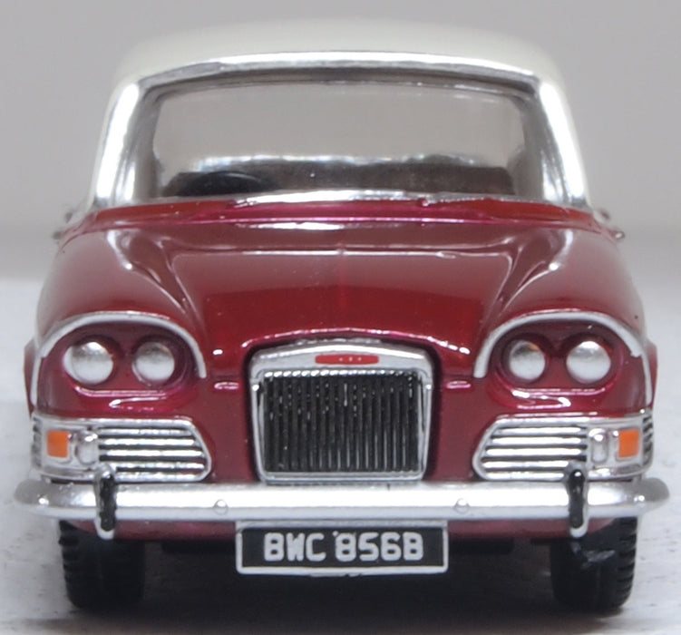 Oxford Diecast Humber Sceptre Mk1 Pippin Red/Pearl Grey 1:76