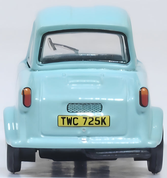 AC Invacar Pale Blue (Hubnut) 76INV002 76 Scale model. Rear