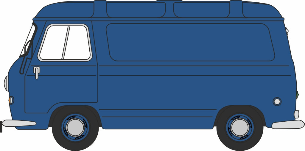 Oxford Diecast Austin-Morris J4 Van Blue  1:76