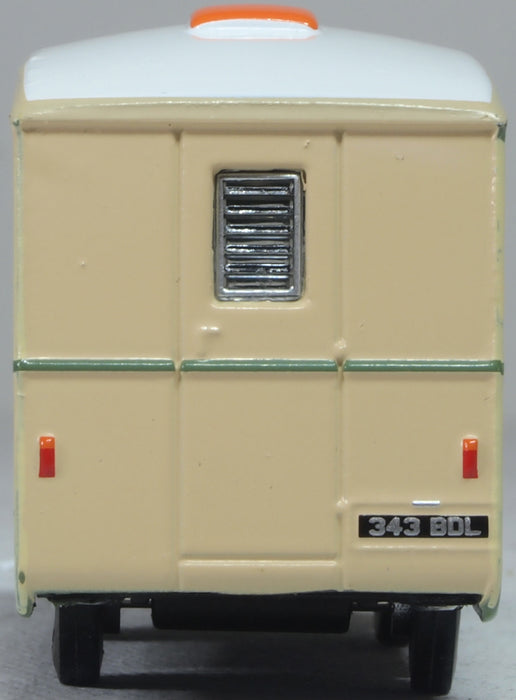 Oxford Diecast Morris J2 Paralanian 1963 Sage Green/Pale Ivory 1:76