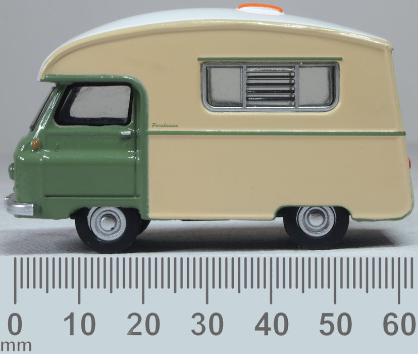 Oxford Diecast Morris J2 Paralanian 1963 Sage Green/Pale Ivory 1:76