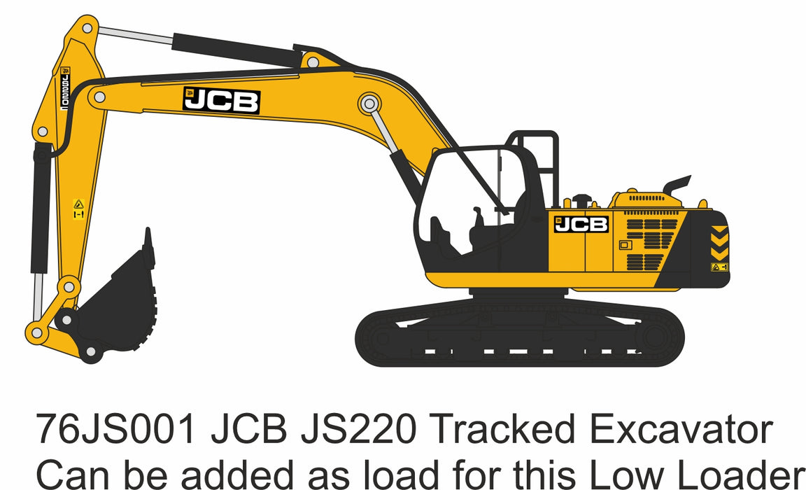 76JS001 JCB JS220 Tracked Excavator 1:76  Scale