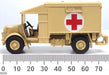 Oxford Diecast RASC-Katy Western Desert Austin K2 Ambulance 76K2001 1:76 Scale  Measurements